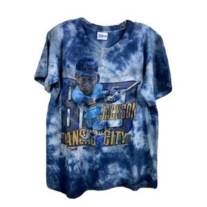 Bo Jackson Vtg Salem Sportswear Kansas City Royals Tie-Dye T-Shirt - Sm/Medium